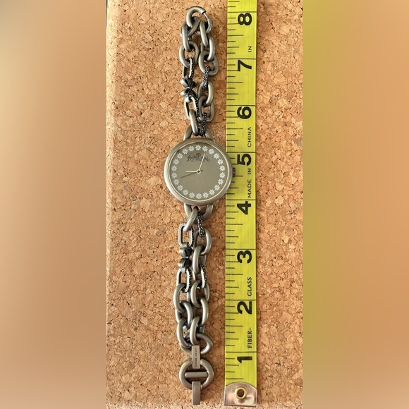LUCKY 🍀 BRAND Daisy 🌼 Face Brass Links 🔗 Watch - Picture 8 of 10